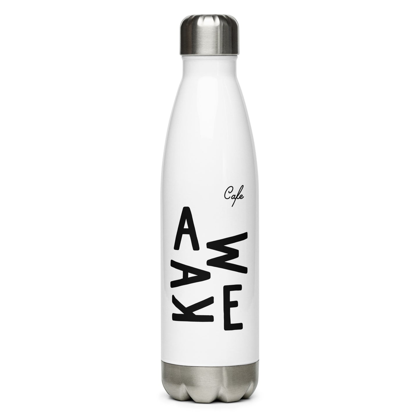 Stainless Steel Awake Water Bottle