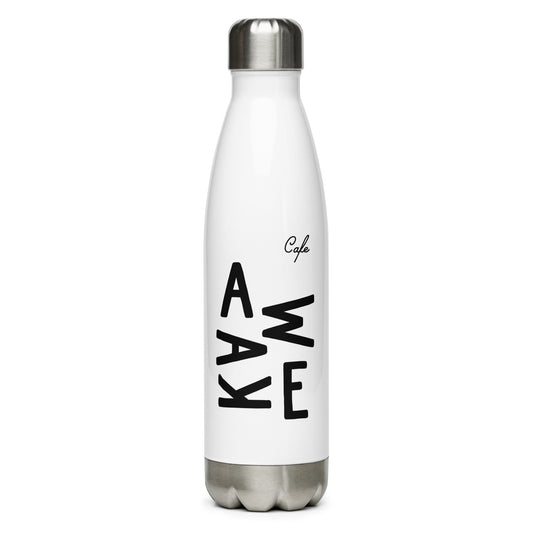 Stainless Steel Awake Water Bottle