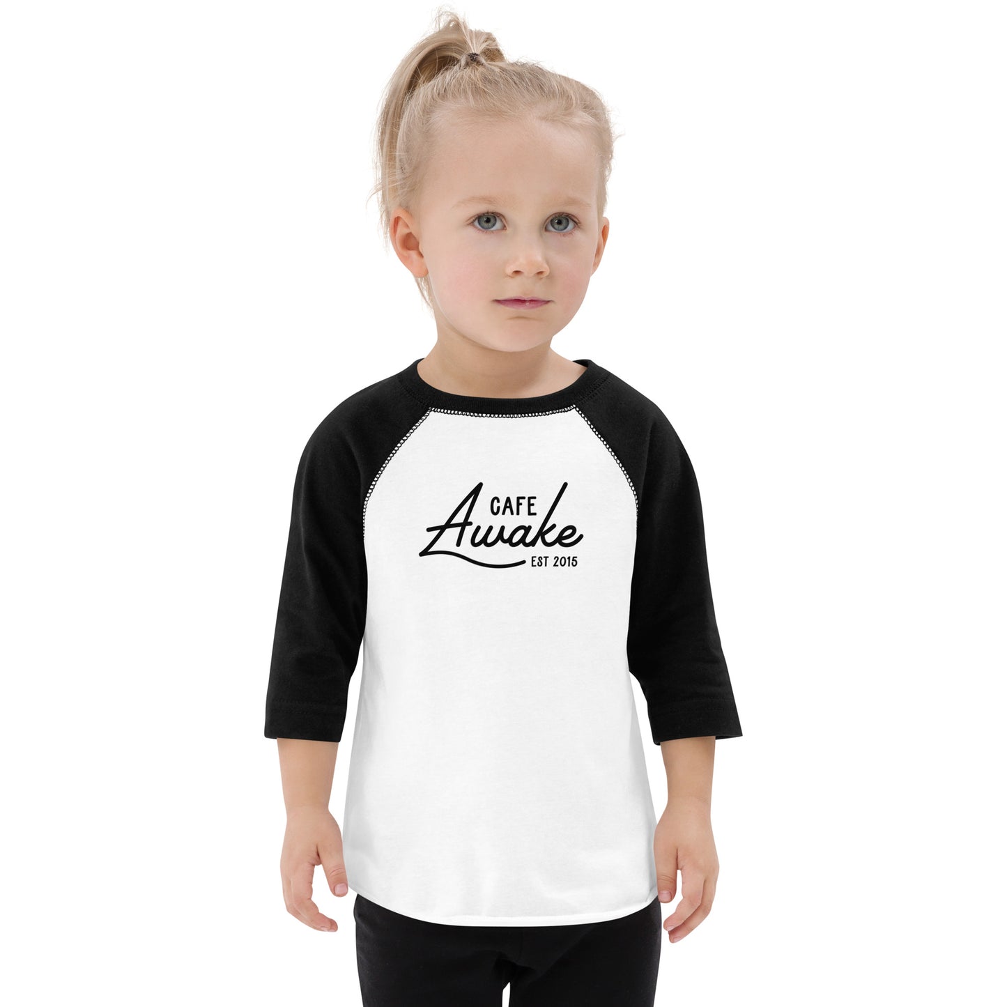 Cafe Awake Toddler baseball shirt