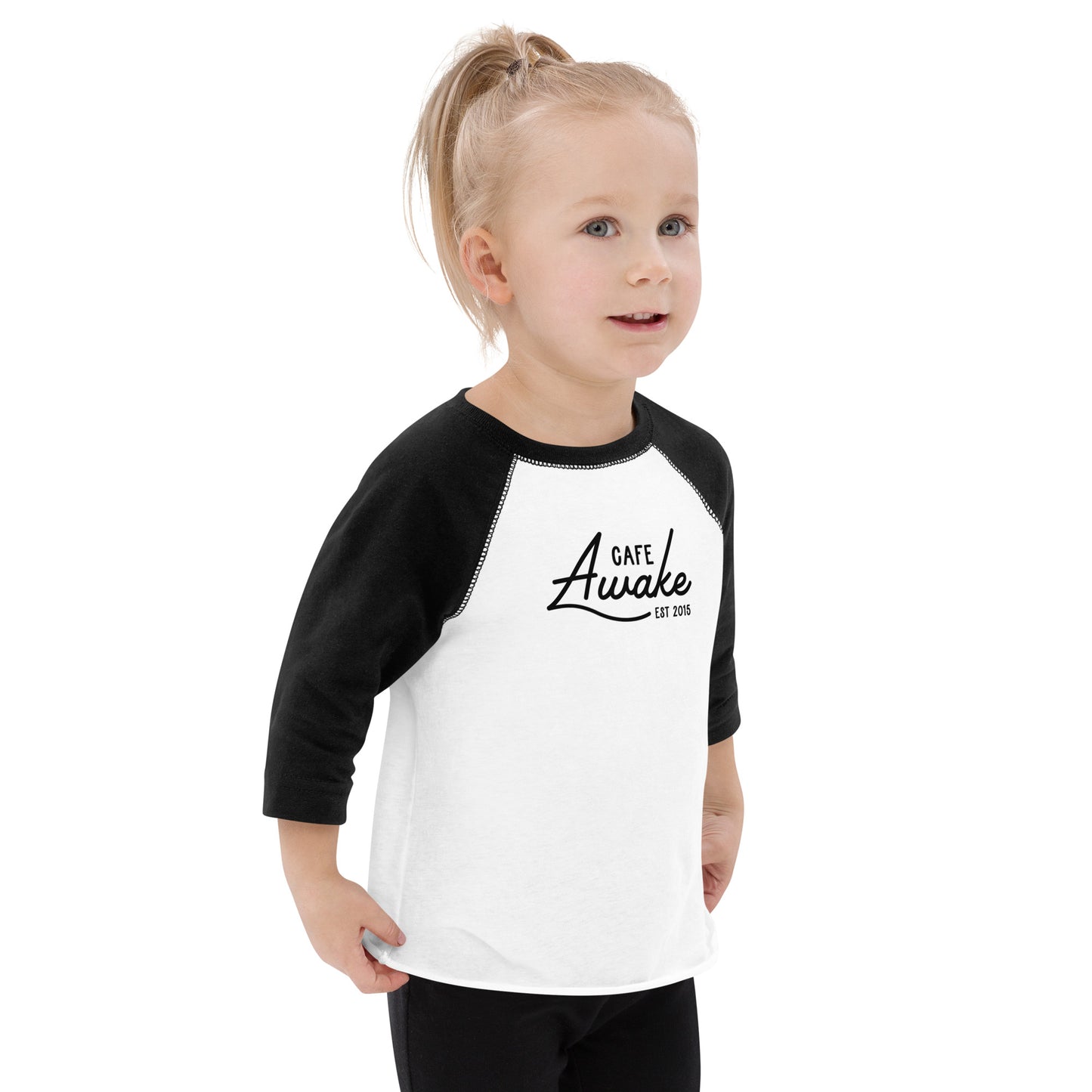 Cafe Awake Toddler baseball shirt